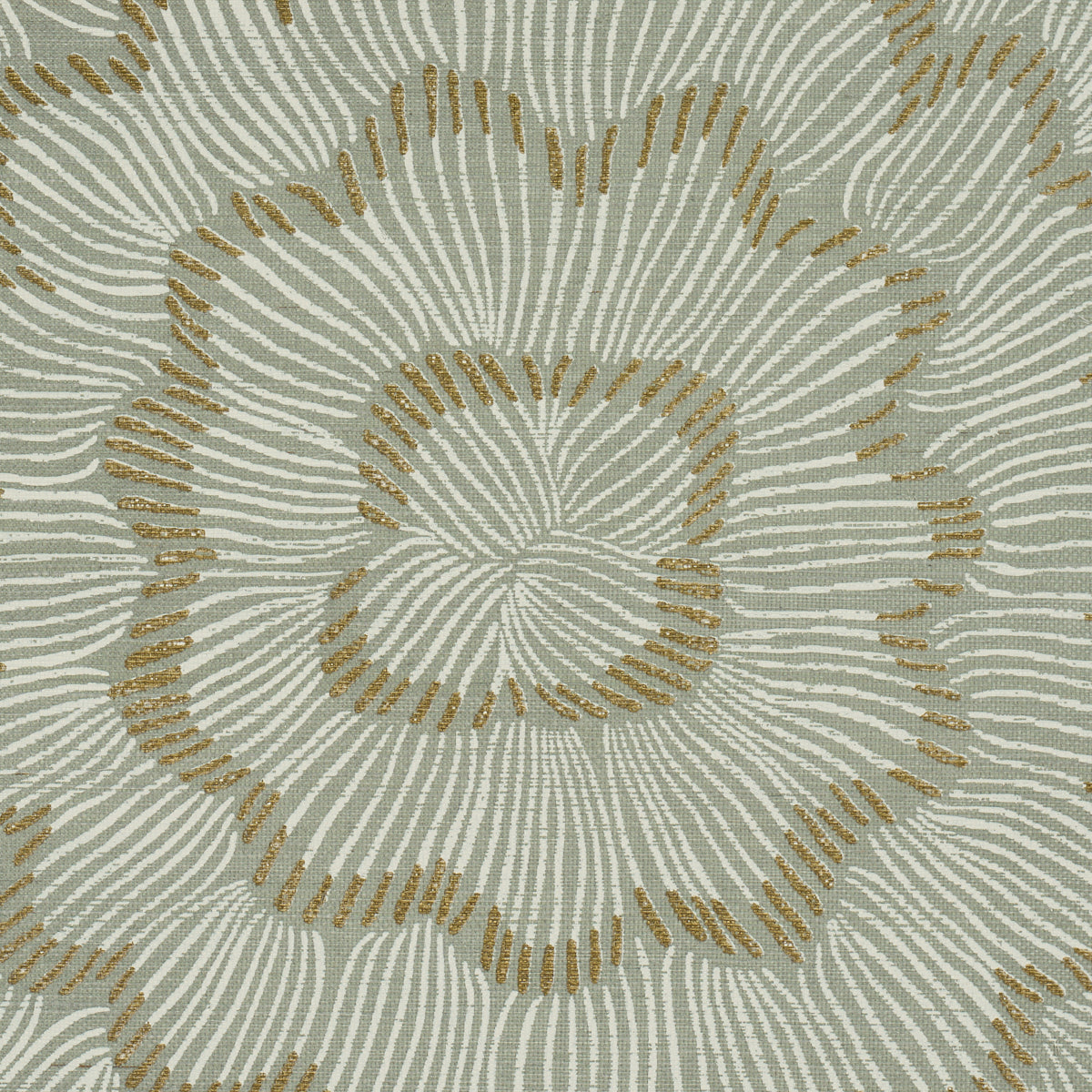 Feather Bloom Sisal - Seaglass - Schumacher 5006079 Wallpaper - Schumacher Wallpaper