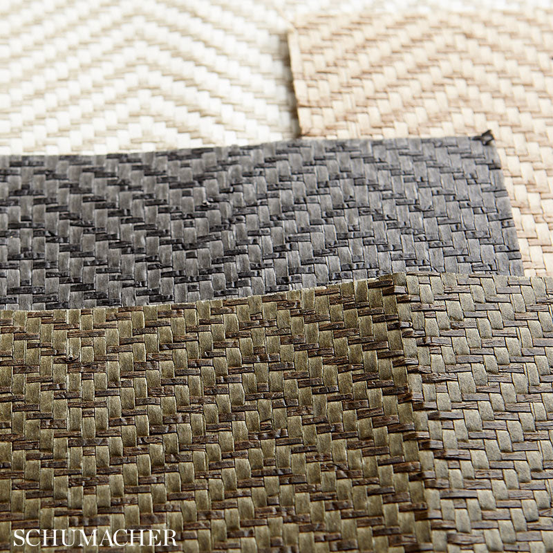 PEARCE-HERRINGBONE-BONE-SCHUMACHER-5006170 - Schumacher Wallpaper