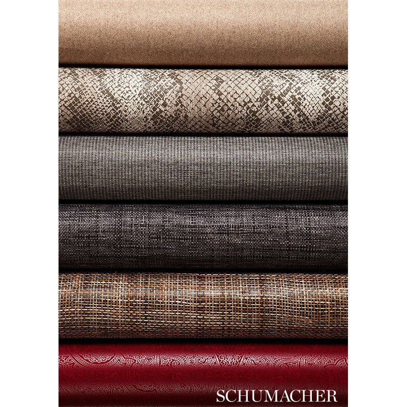 Chester Wool Sidewall Barley wallpaper by Schumacher, 5006292 — view 2 - Schumacher Papel pintado