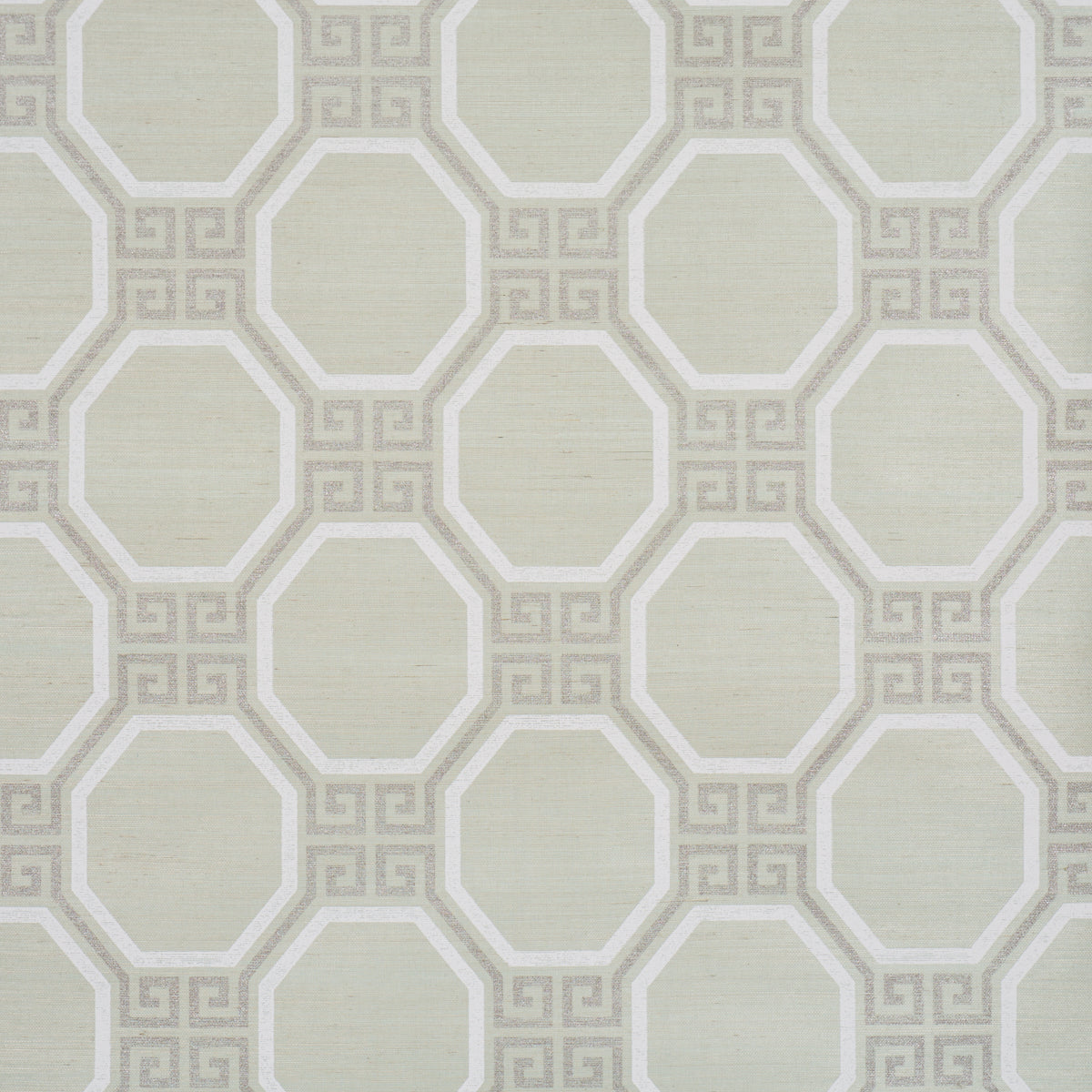 Octavia Sisal - Mint - Schumacher 5008936 Wallpaper - Schumacher Wallpaper