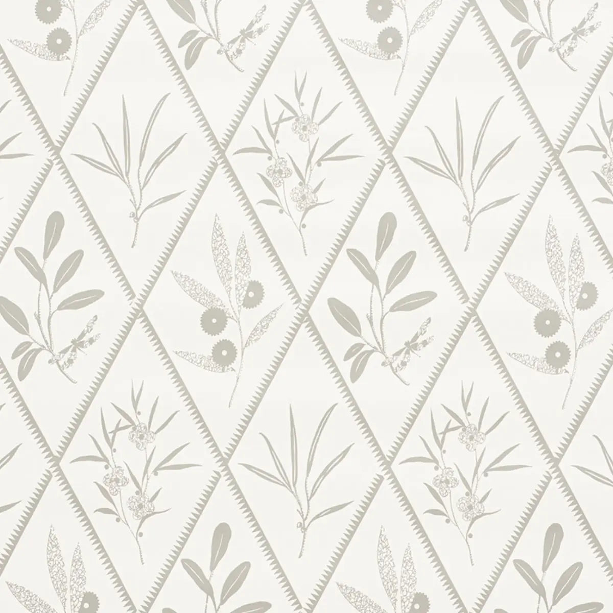 Endimione - Grey - Schumacher 5009372 Wallcovering - Schumacher Wallpaper