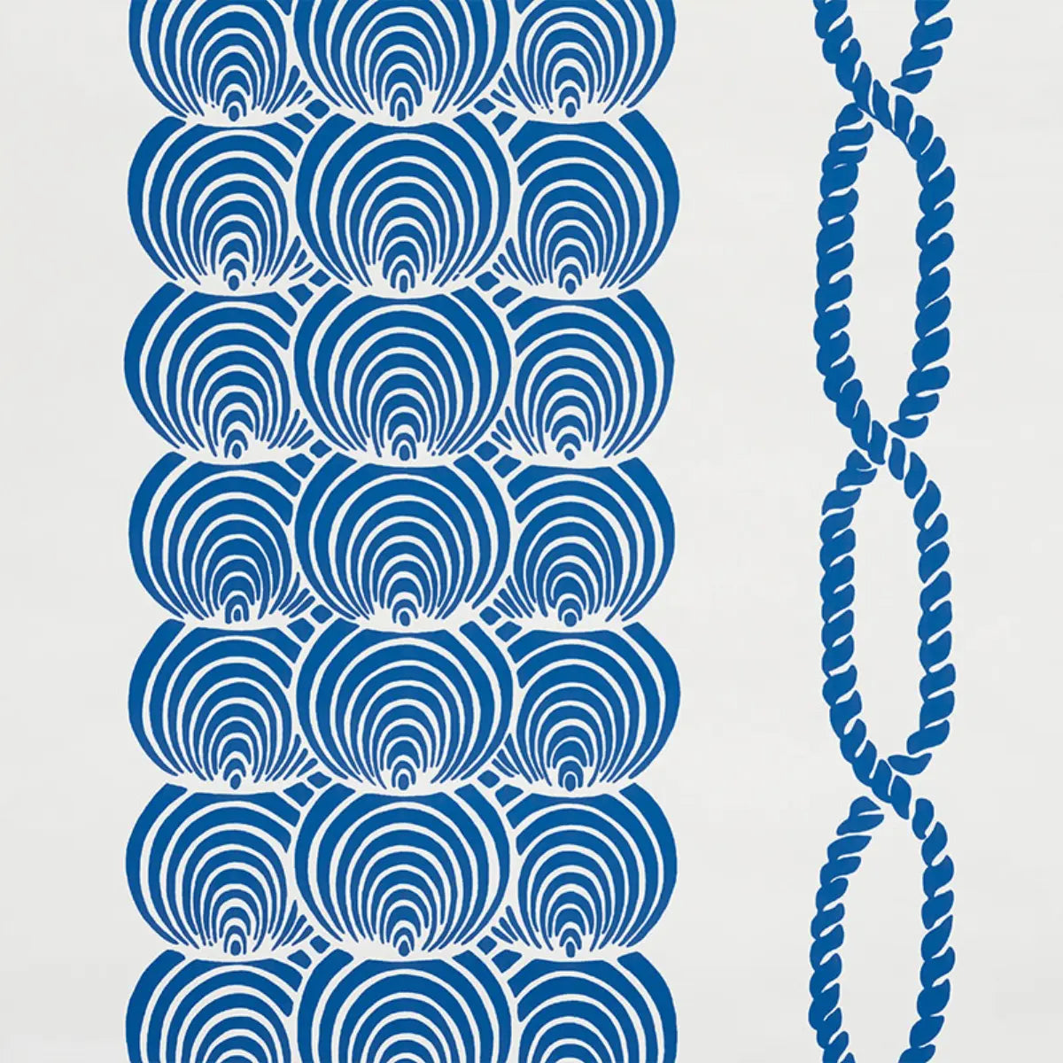 Coralline - Blue - Schumacher 5009430 Wallcovering - Schumacher Wallpaper