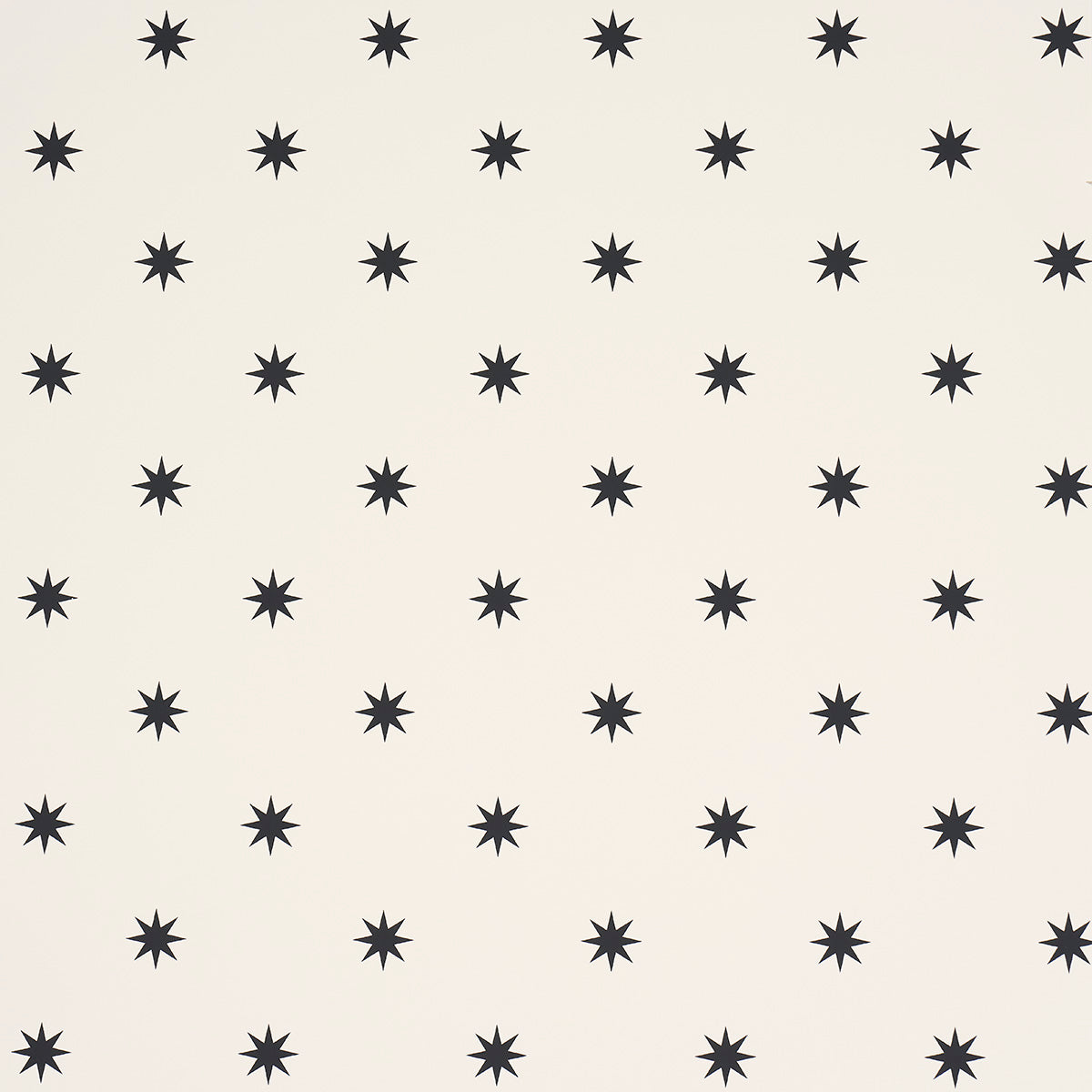 Stargaze - Black & Cream - Schumacher 5009602 Wallpaper - Schumacher Wallpaper