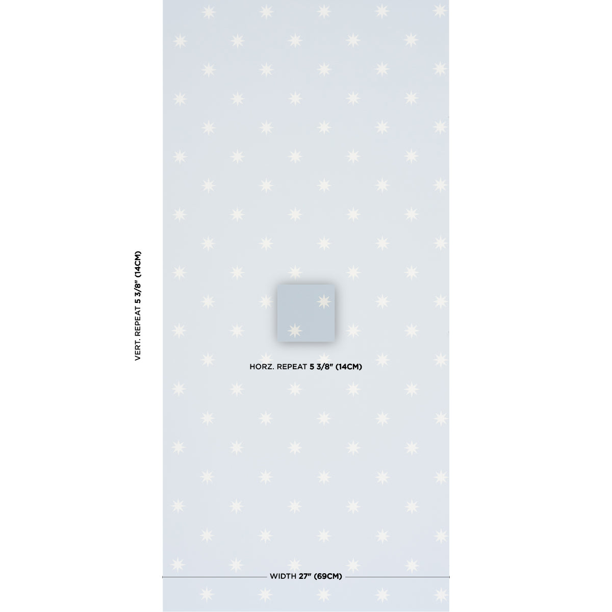 Stargaze - Sky - Schumacher 5009603 Wallpaper - Schumacher Wallpaper