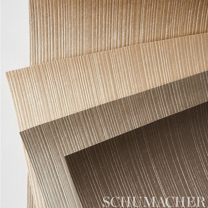 Danova Gold wallpaper by Schumacher, 5010032 — view 3 - Schumacher Papel pintado