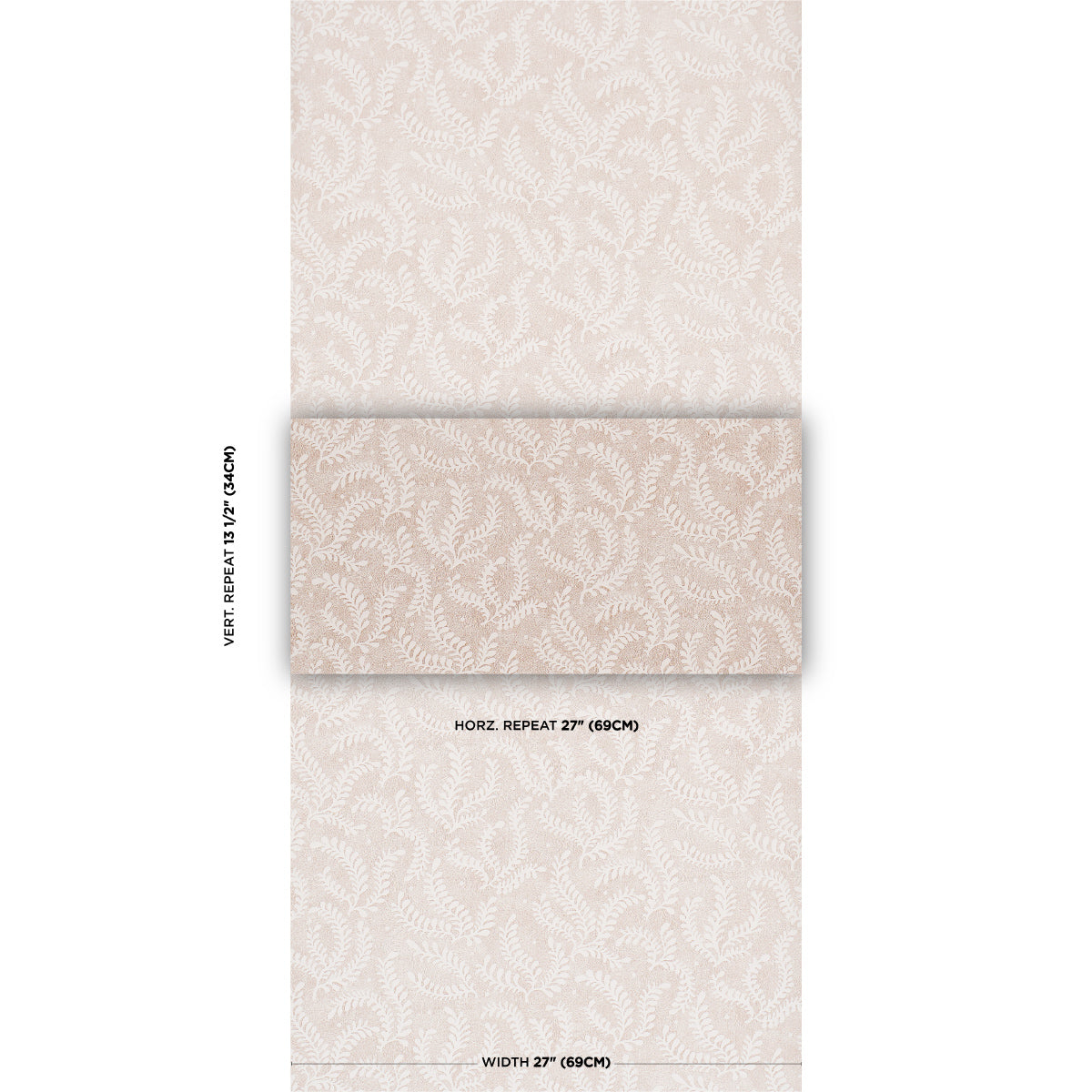 ETCHED-FERN-BROWN-SCHUMACHER-5010385 - Schumacher Wallpaper