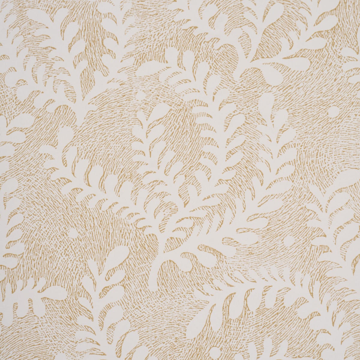 ETCHED-FERN-OCHRE-SCHUMACHER-5010386 - Schumacher Wallpaper