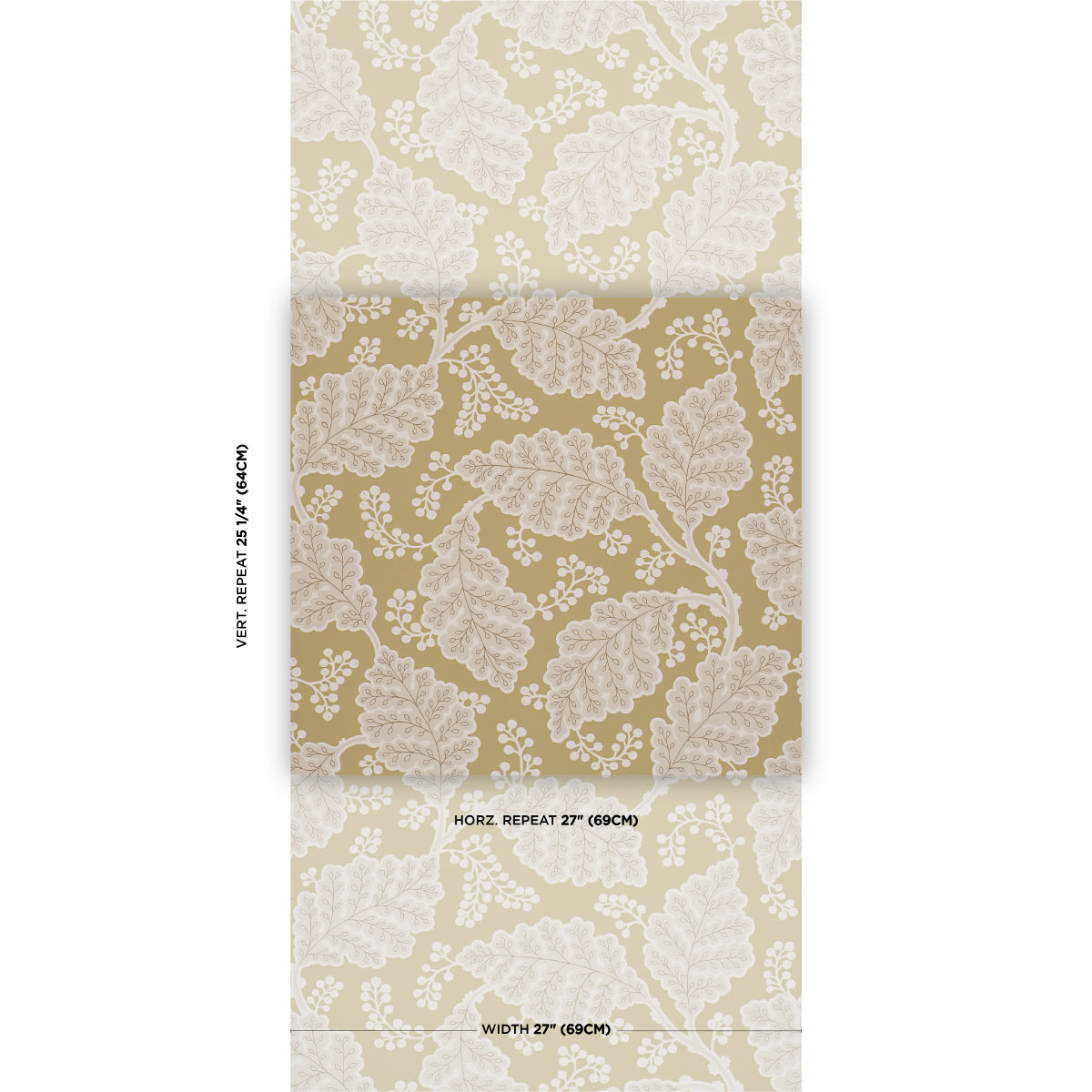 Estelle - Sage - Schumacher 5010394 Wallpaper - Schumacher Wallpaper