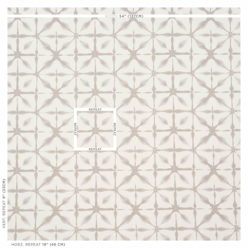 Andromeda Smoke wallpaper by Schumacher, 5010571 — view 2 - Schumacher Wallpaper
