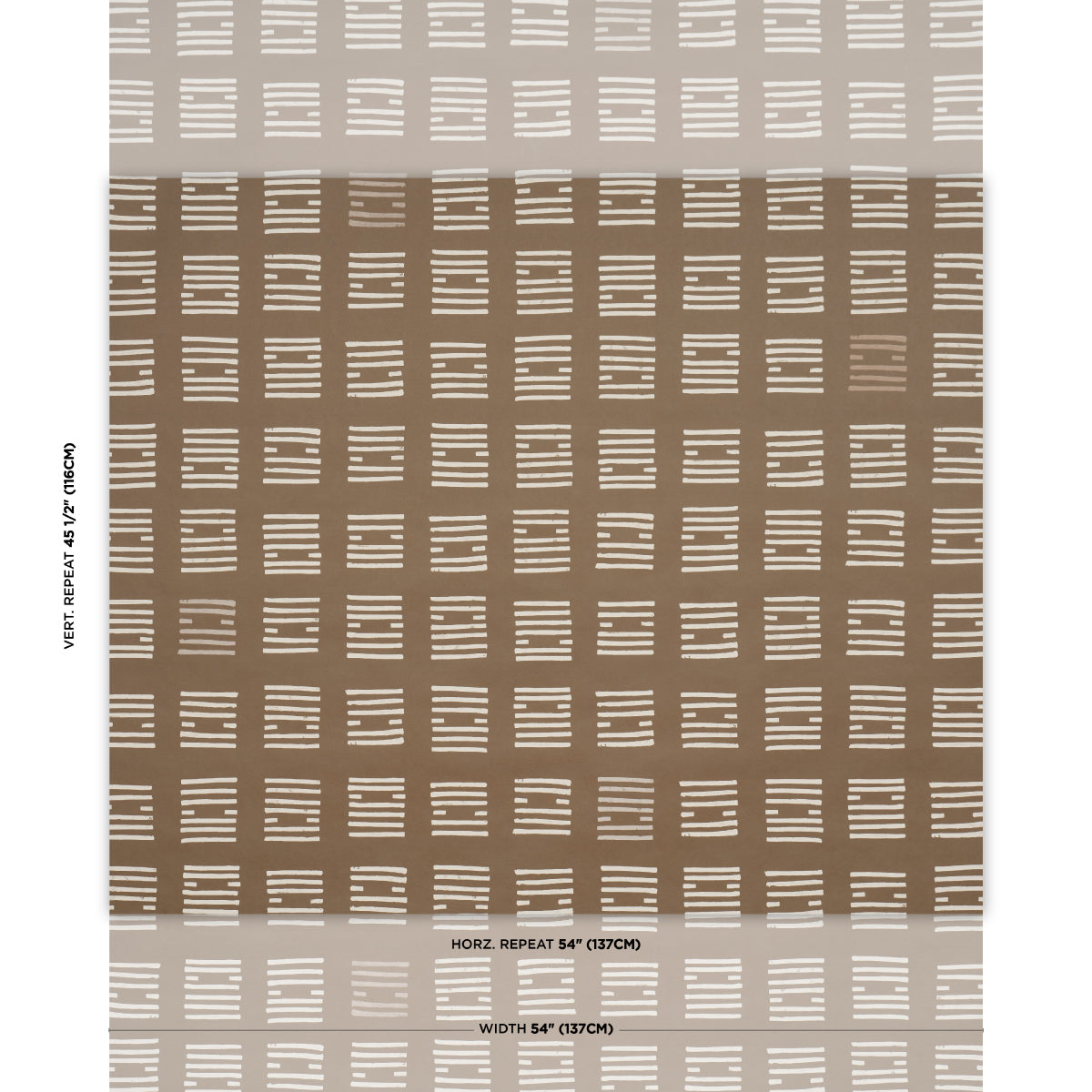 Tiasquam - Brown - Schumacher 5011824 Wallpaper - Schumacher Wallpaper