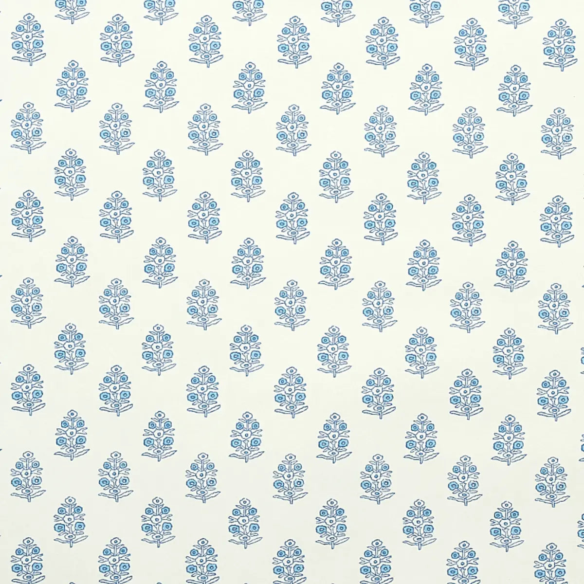 Aditi - Blue - Schumacher 5011930 Wallcovering - Schumacher Wallpaper