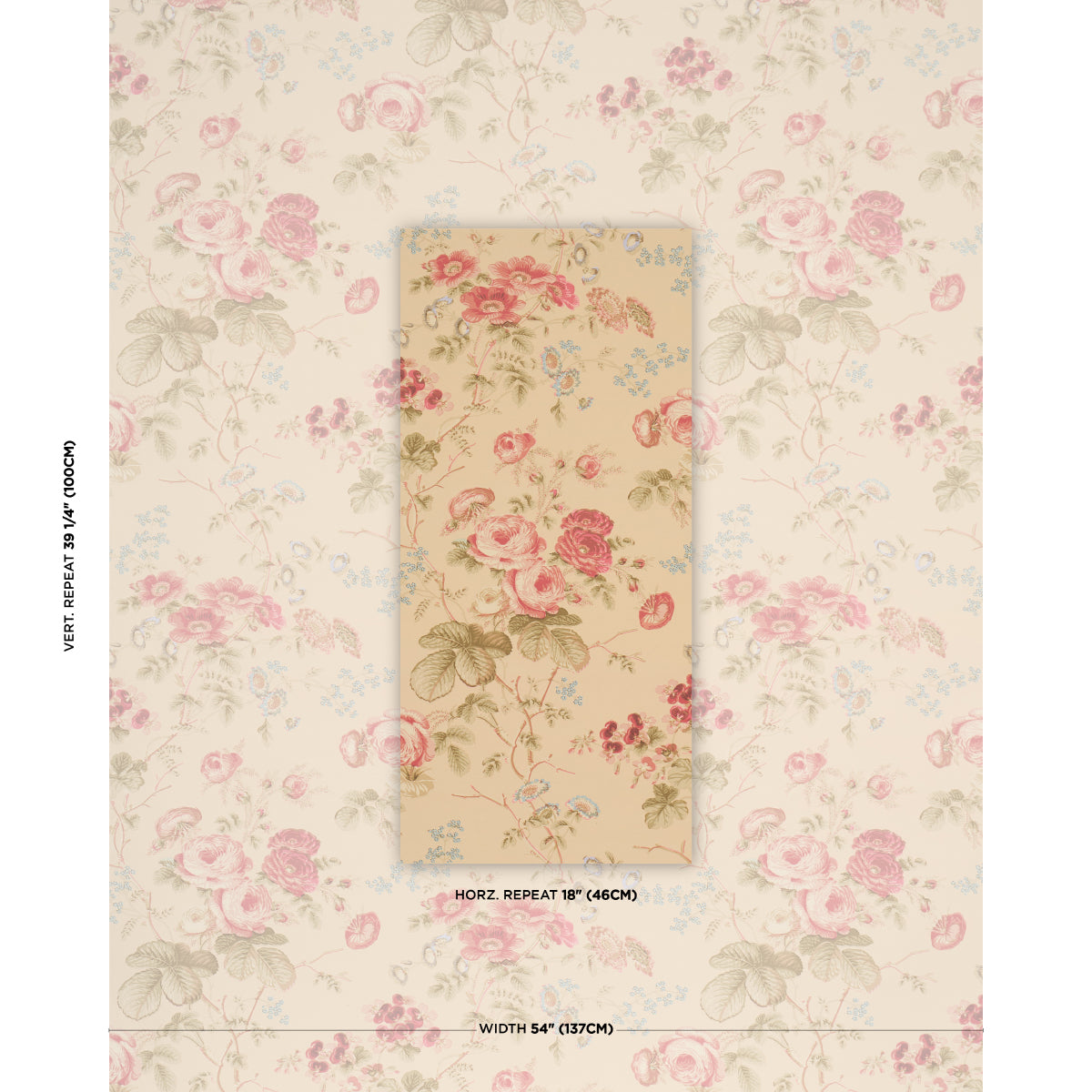 Salisbury - Butter - Schumacher 5012063 Wallpaper - Schumacher Wallpaper