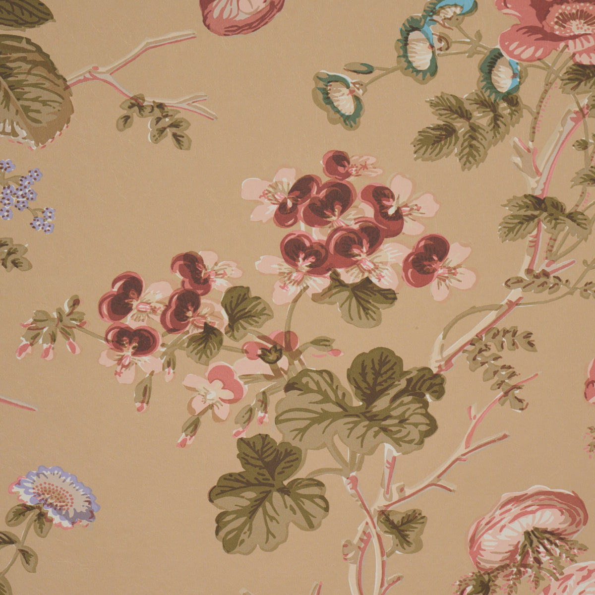 Salisbury - Tobacco - Schumacher 5012064 Wallpaper - Schumacher Wallpaper