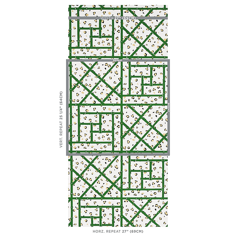 FANCY-BEAST-SAFARI-GREEN-IVORY-SCHUMACHER-5012560
