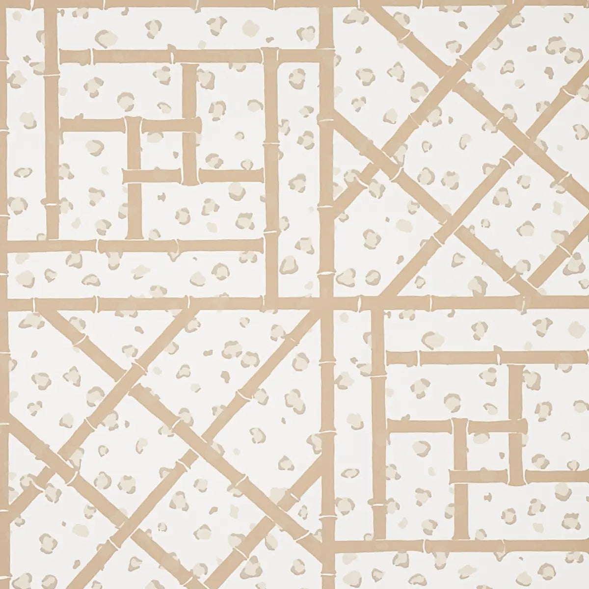 Fancy Beast - Sand - Schumacher 5012563 Wallcovering - Schumacher Wallpaper