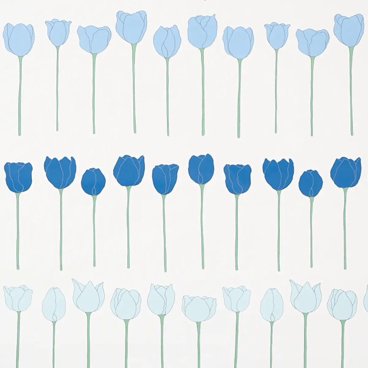 Edie - Blue Parrot - Schumacher 5012582 Wallcovering