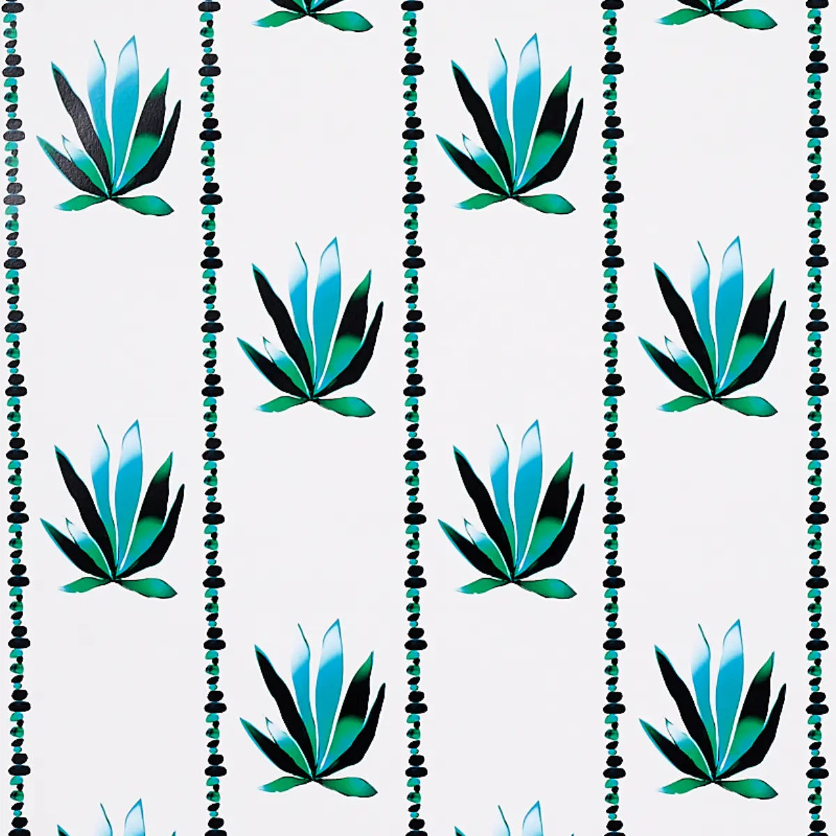Agave Stripe - Lanai - Schumacher 5012680 Wallcovering - Schumacher Wallpaper