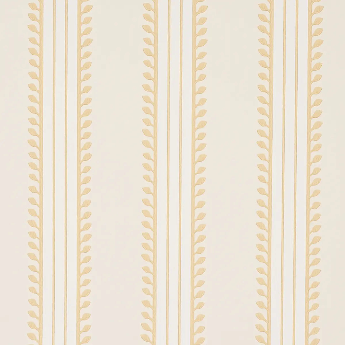 Etruscan Stripe - Ivory & Ochre - Schumacher 5012851 Wallcovering - Schumacher Wallpaper