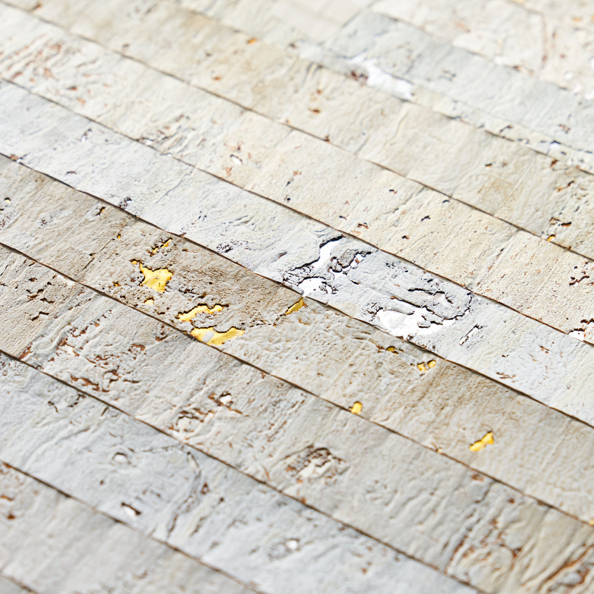 Cork Stripe White wallpaper by Schumacher, 5013000 — view 4 - Schumacher Wallpaper