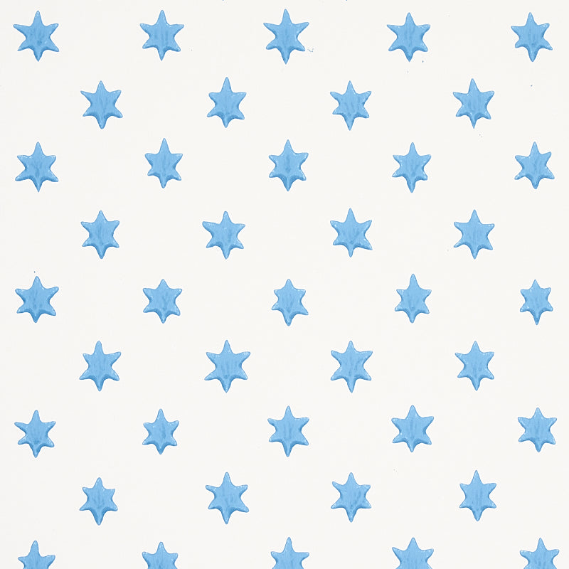 Astral Blue wallpaper by Schumacher, 5013141 - Schumacher Wallpaper