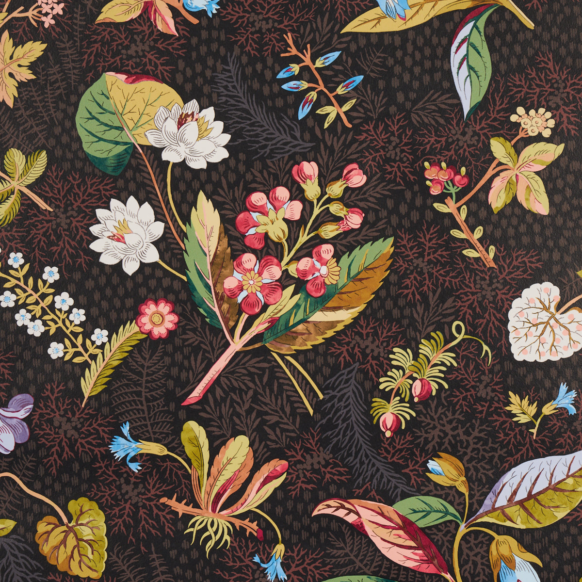 Blackwell Noir wallpaper by Schumacher, 5013222 — view 3 - Schumacher Wallpaper