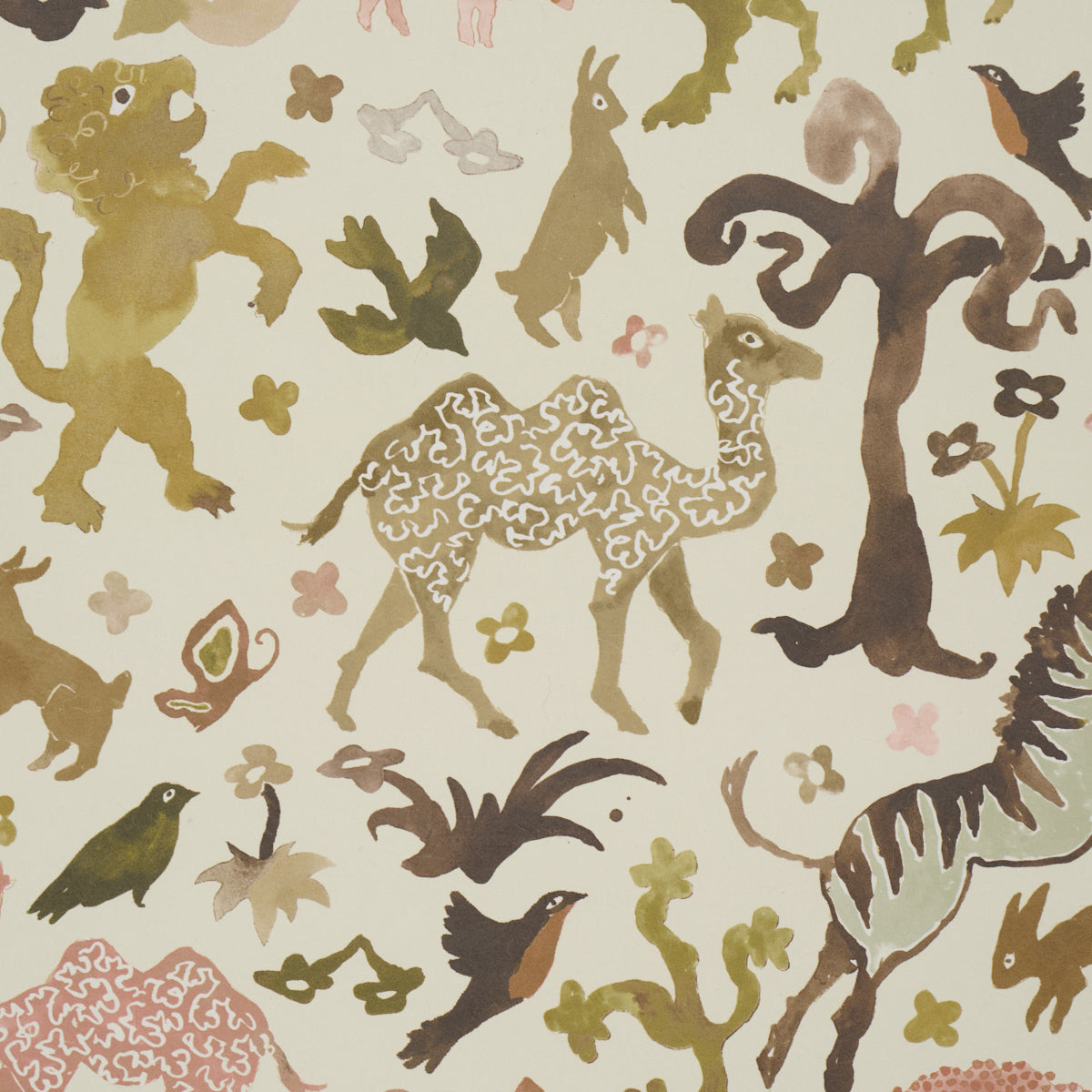 Beasts - Dawn - Schumacher 5013534 Wallpaper - Schumacher Wallpaper