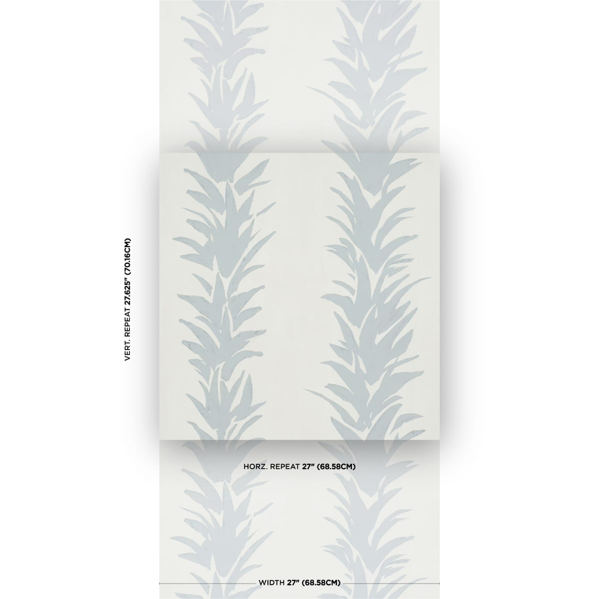 WHITE-LOTUS-COOL-GRAY-SCHUMACHER-5013667 - Schumacher Wallpaper
