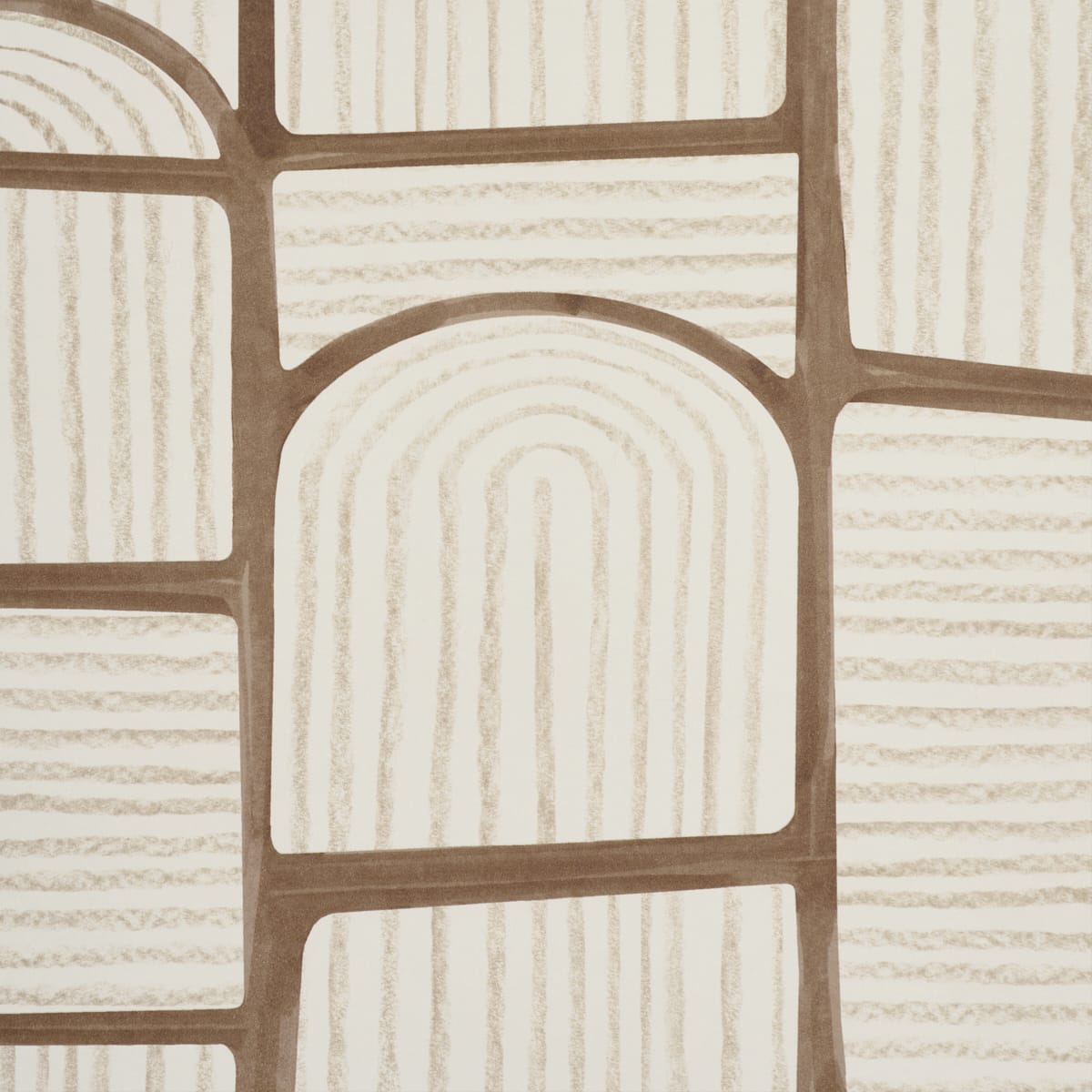 BLOOMSBURY-TEAK-SCHUMACHER-5013686 - Schumacher Wallpaper