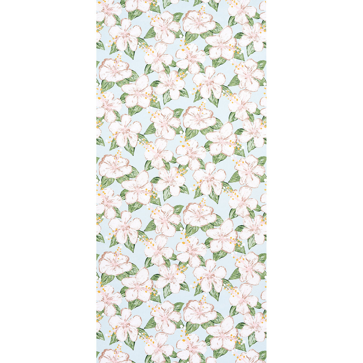 Fabienne Sky wallpaper by Schumacher, 5013810 — view 2 - Schumacher Wallpaper