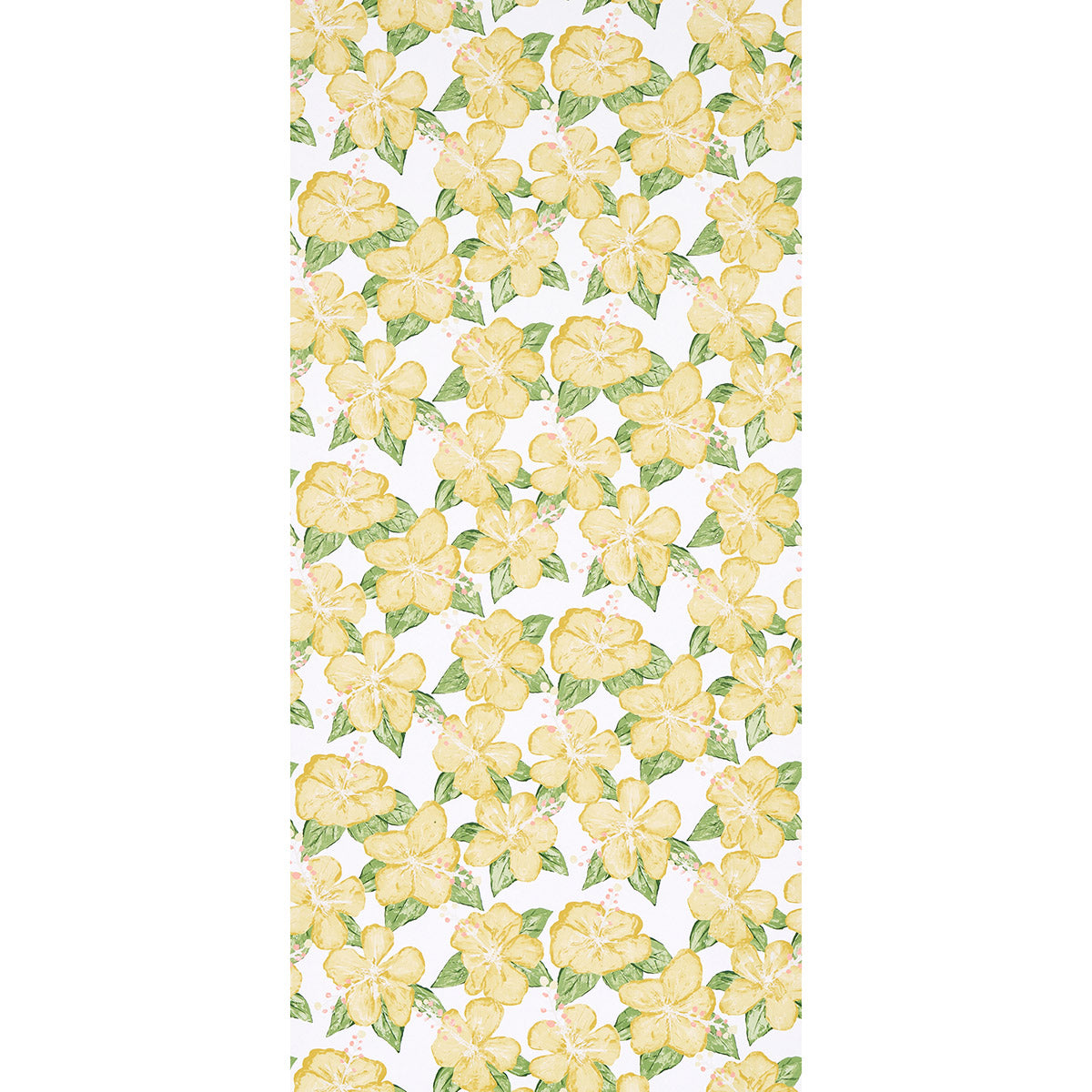 Fabienne Yellow wallpaper by Schumacher, 5013812 — view 2 - Schumacher Wallpaper