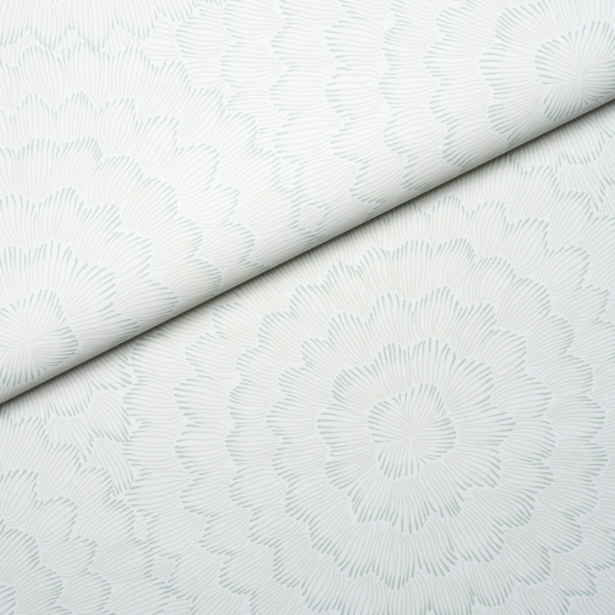 Feather Bloom - Seaglass - Schumacher 5013822 Wallpaper - Schumacher Wallpaper