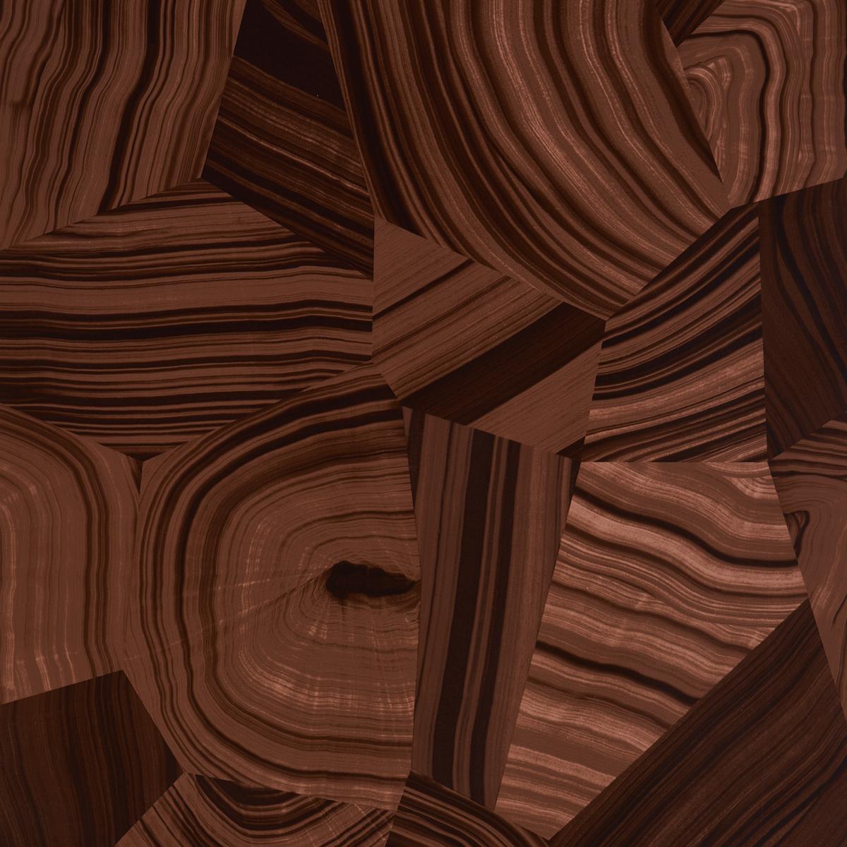 Agate Slice - Tigers Eye - Schumacher 5013893 Wallcovering - Schumacher Wallpaper
