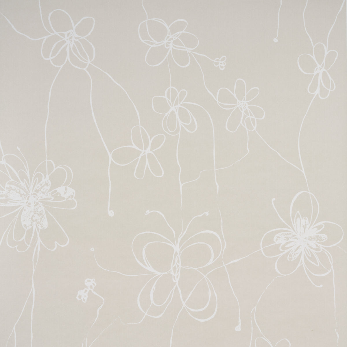 Come Back As A Flower Light Neutral wallpaper by Schumacher, 5014092 - Schumacher Wallpaper