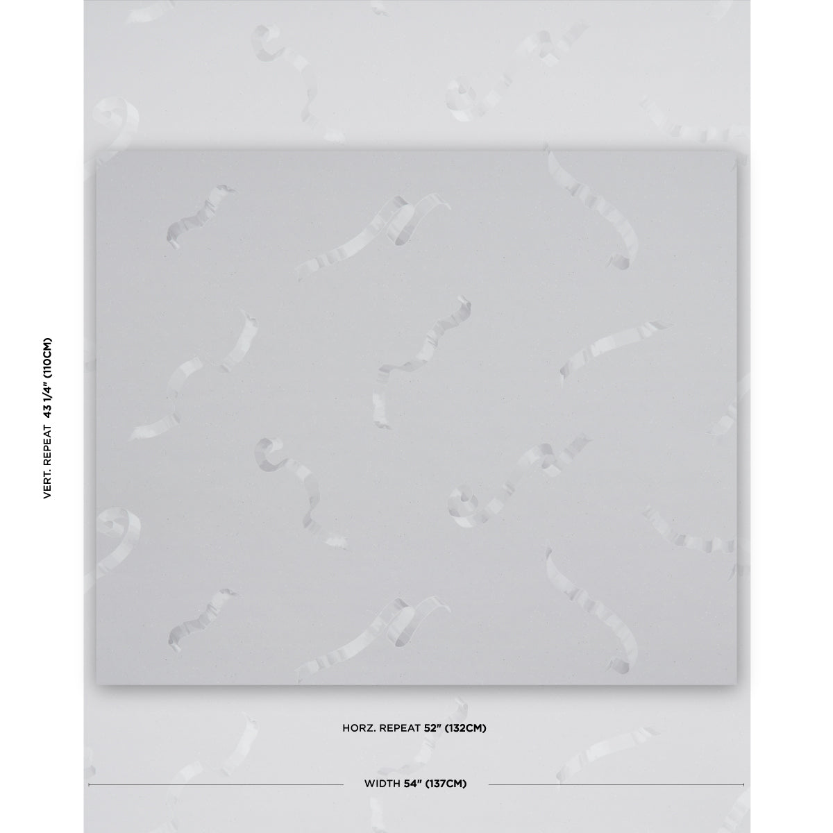 Beth Grey wallpaper by Schumacher, 5014502 — view 2 - Schumacher Wallpaper