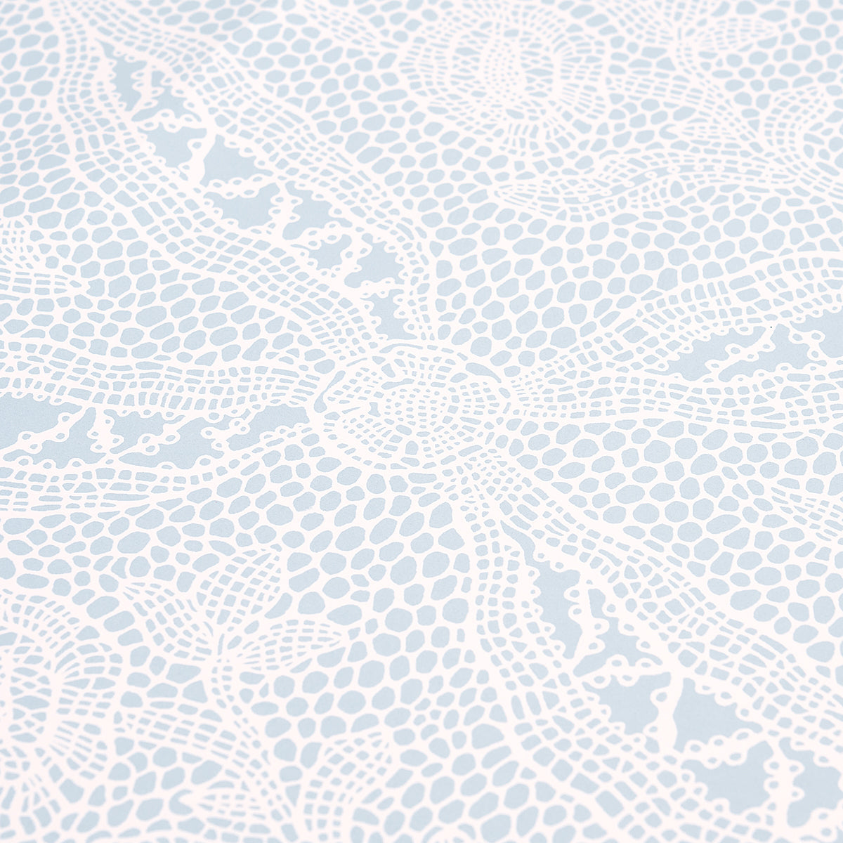 Cosette Lace Cornflower wallpaper by Schumacher, 5014722 — view 4 - Schumacher Wallpaper