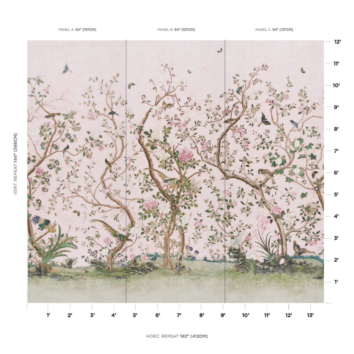 LES-OISEAUX-PANEL-SET-BLUSH-SCHUMACHER-5015154