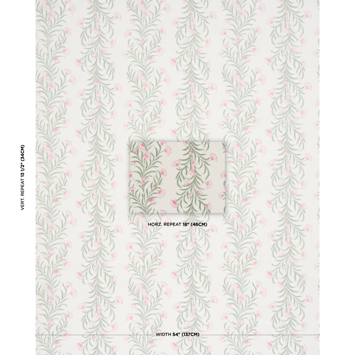 Tasmanian Mimosa - Petal - Schumacher 5015364 Wallpaper - Schumacher Wallpaper