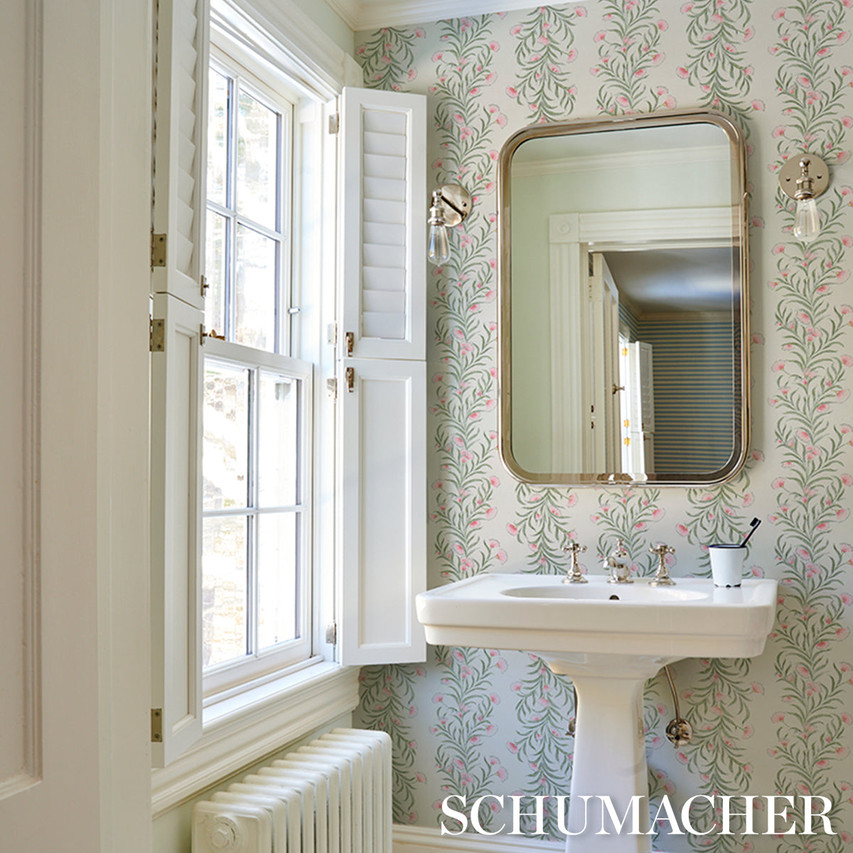Tasmanian Mimosa - Petal - Schumacher 5015364 Wallpaper - Schumacher Wallpaper
