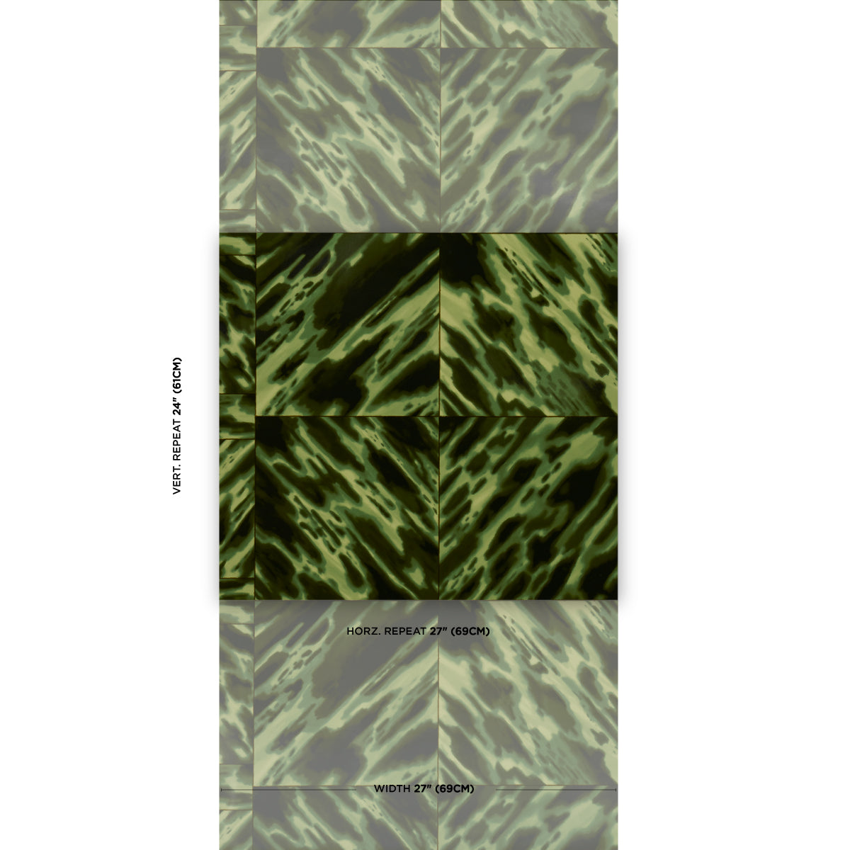 TORTOISE-SHELL-AMAZON-SCHUMACHER-5015371 - Schumacher Wallpaper