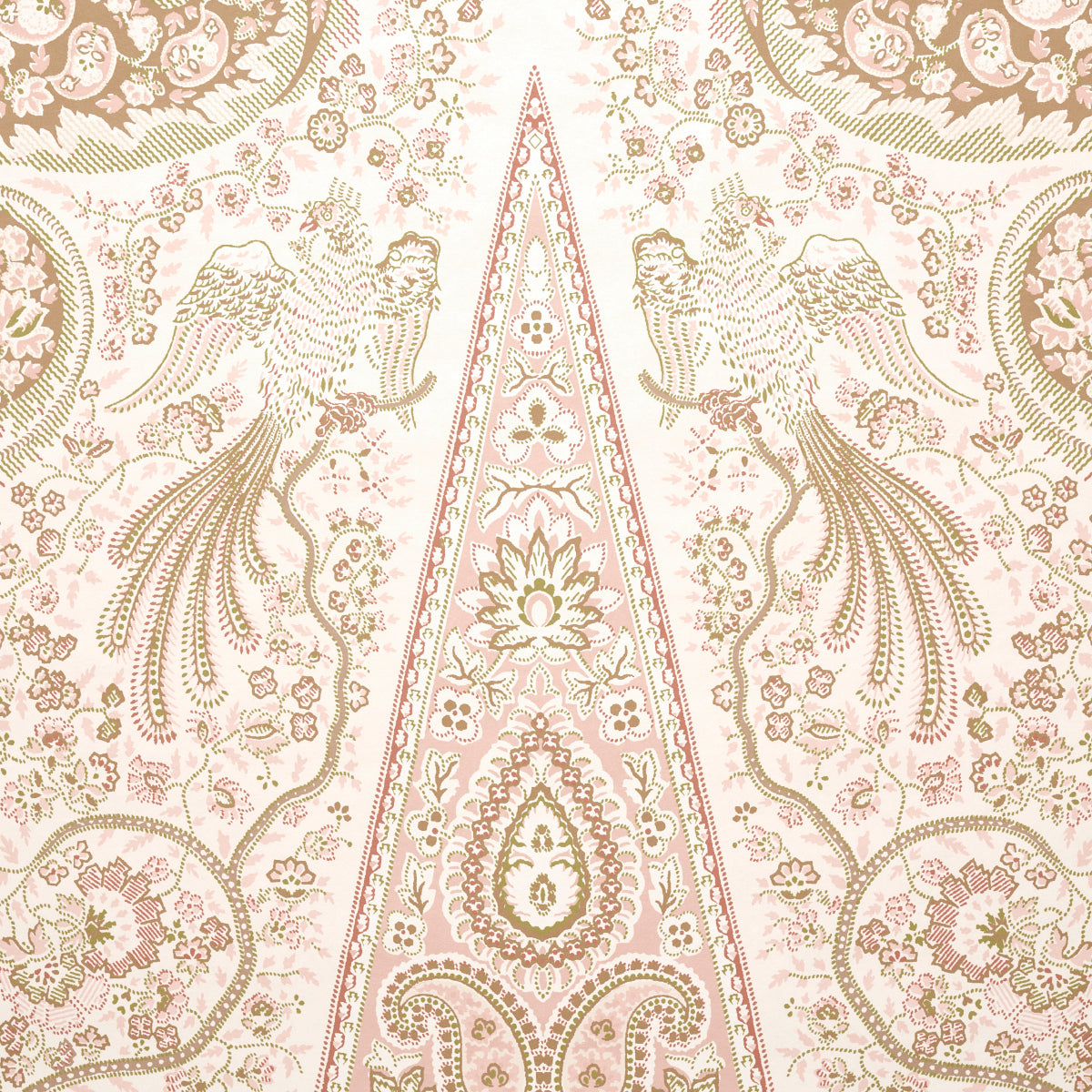 Colmery Paisley Panel Set PéTale wallpaper by Schumacher, 5015512 — view 6 - Schumacher Papel pintado