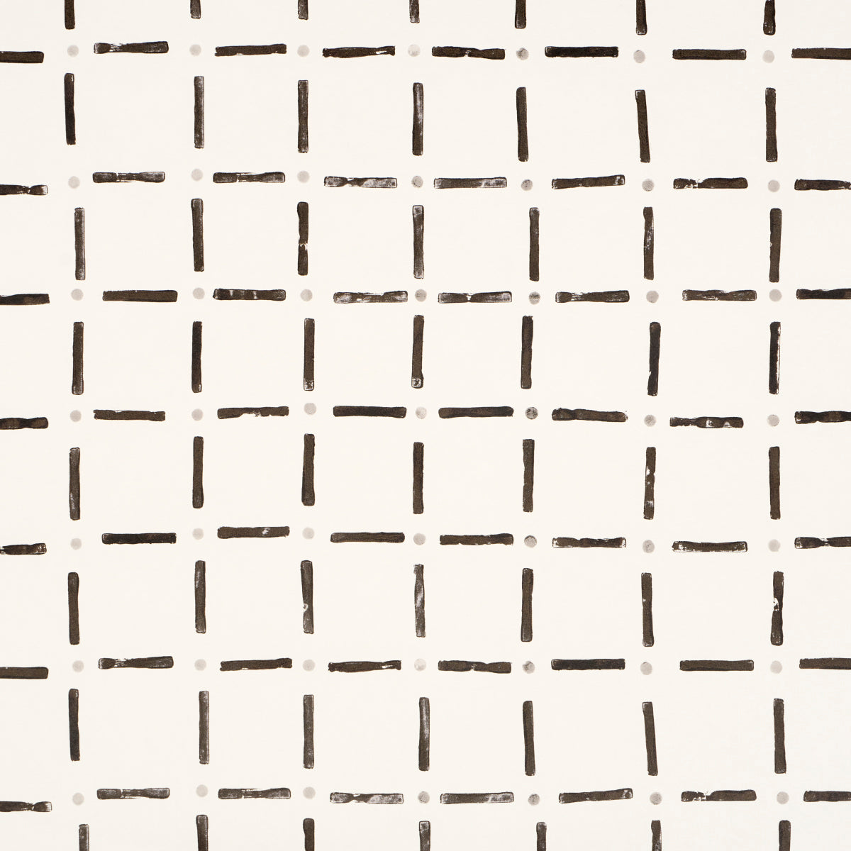 Drifting Grid Black wallpaper by Schumacher, 5015610 - Schumacher Wallpaper