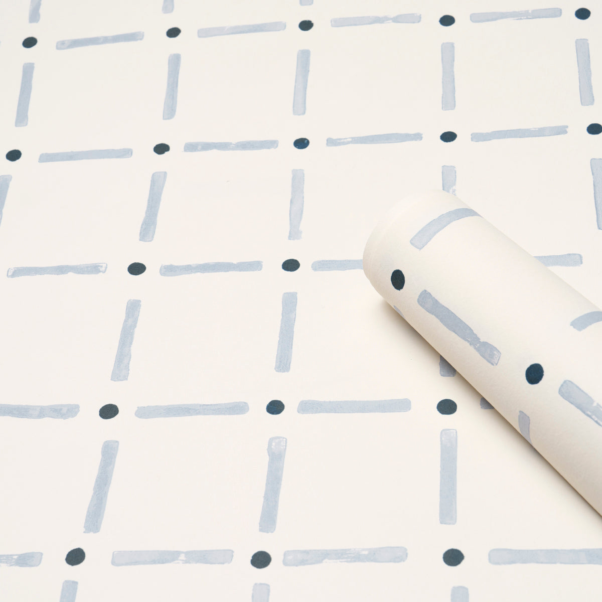Drifting Grid Sky wallpaper by Schumacher, 5015611 — view 4 - Schumacher Wallpaper