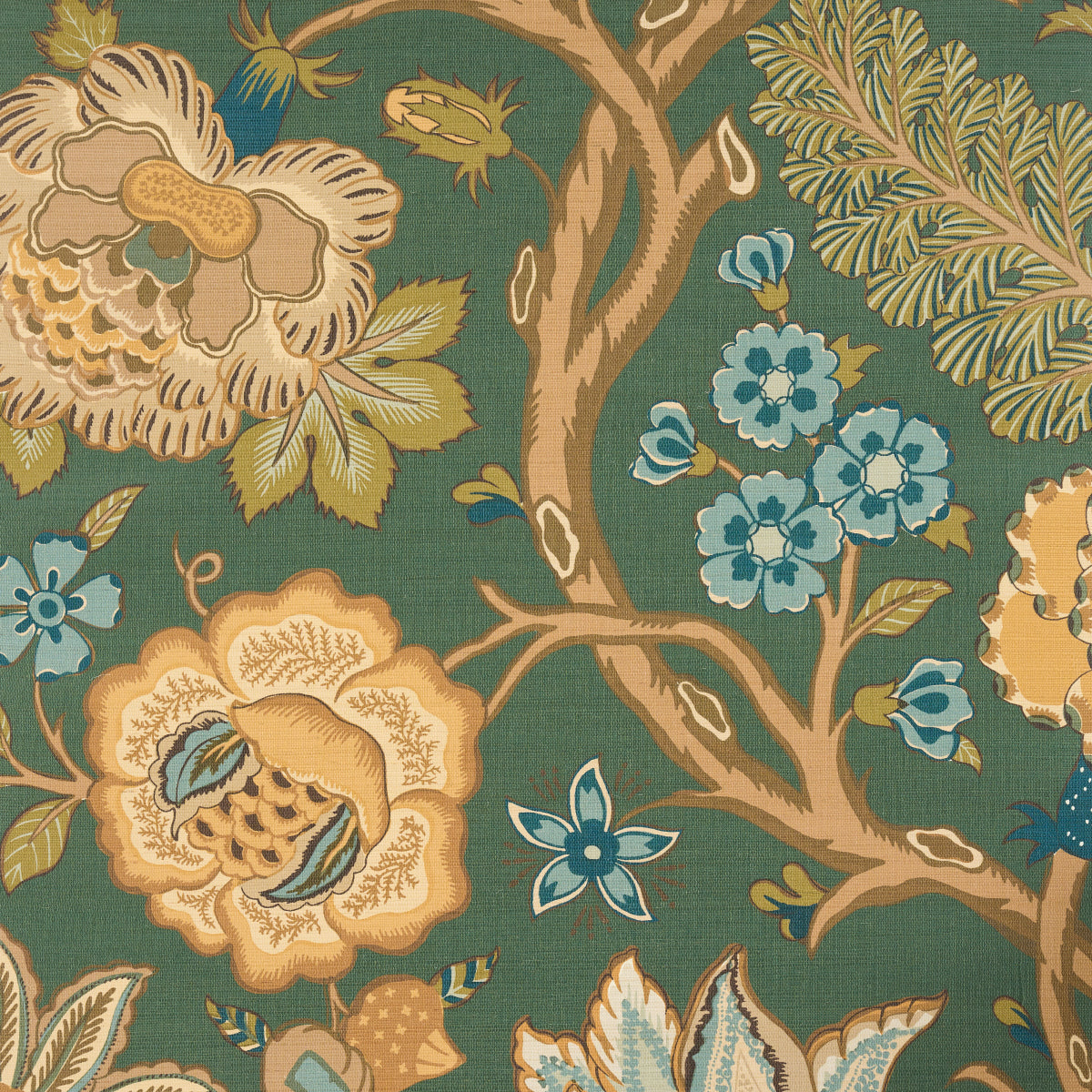 Darsy Tree Of Life Sisal Panel Set Juniper wallpaper by Schumacher, 5015630 — view 7 - Schumacher Papel pintado