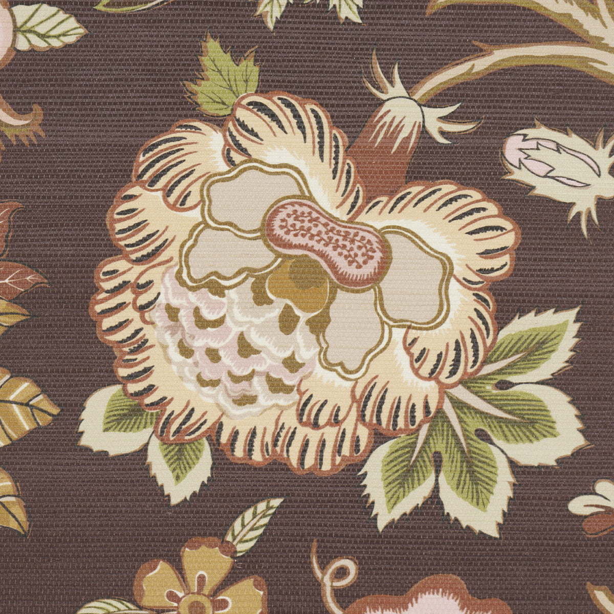 Darsy Tree Of Life Sisal Sepia wallpaper by Schumacher, 5015640 — view 3 - Schumacher Papel pintado