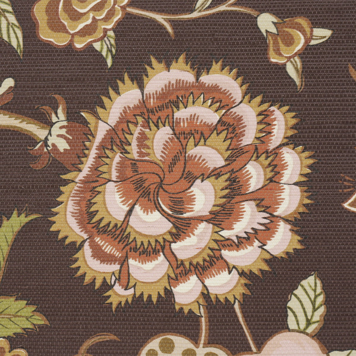 Darsy Tree Of Life Sisal Sepia wallpaper by Schumacher, 5015640 — view 4 - Schumacher Papel pintado