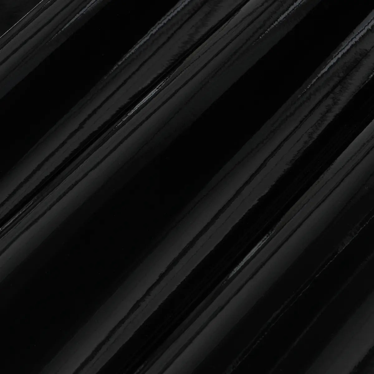 Ace Faux Lacquer Performance Vinyl - Black - Schumacher 5015945 Wallcovering - Schumacher Wallpaper