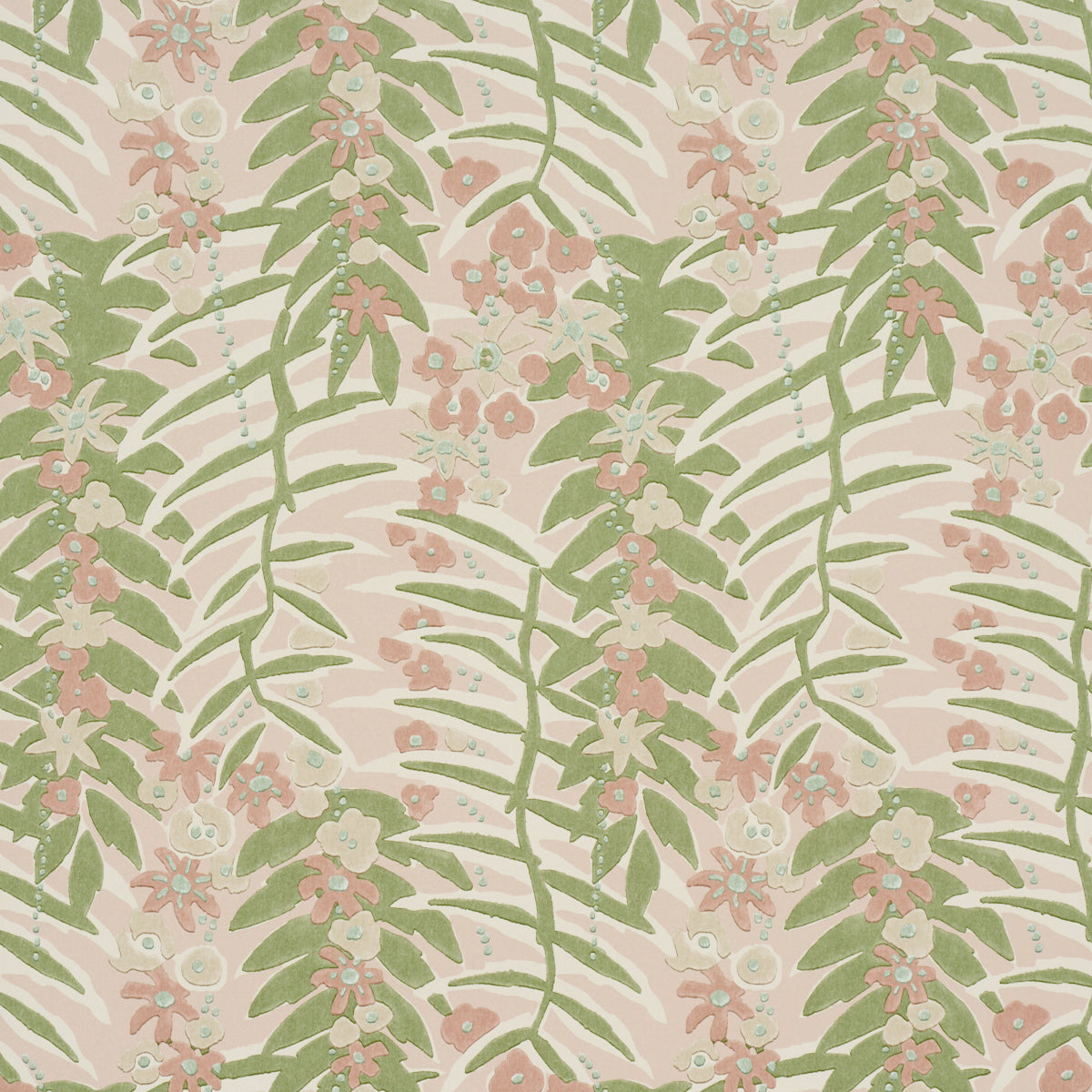 Ashbee Botanical Petal wallpaper by Schumacher, 5016252