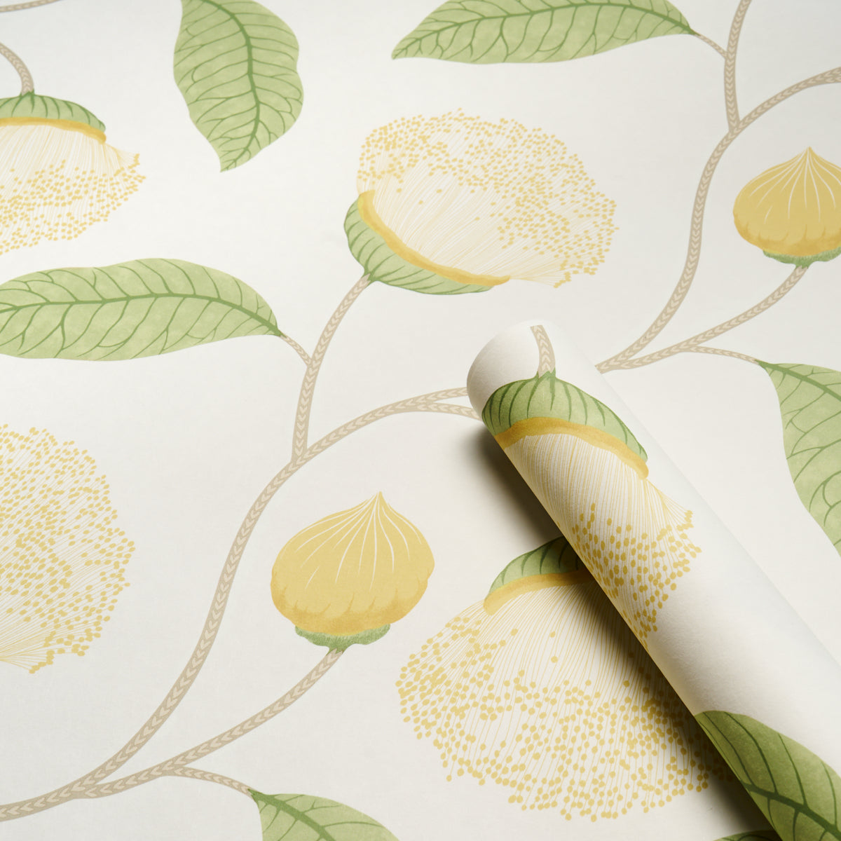 Celinda Citrus wallpaper by Schumacher, 5016362 — view 4 - Schumacher Wallpaper