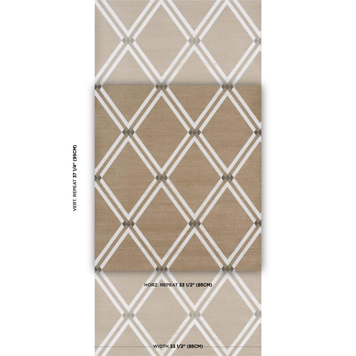 ASOLO-SISAL-SEPIA-SCHUMACHER-5016541 - Schumacher Wallpaper