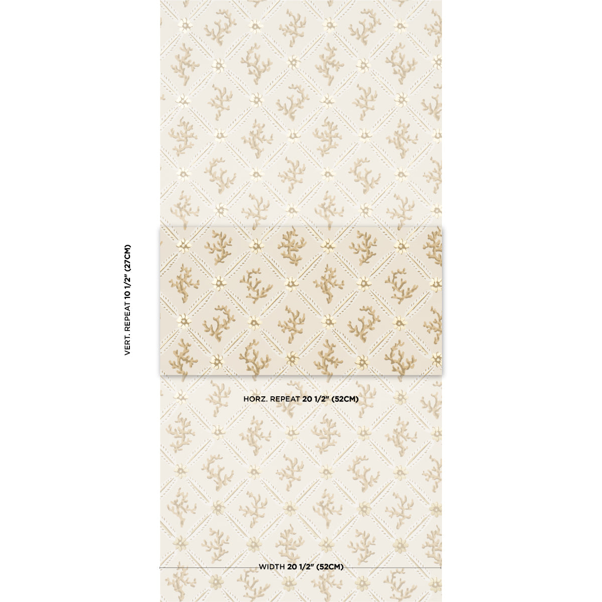 CORAIL-LEAF-TRELLIS-CHAMPAGNE-SCHUMACHER-5016640